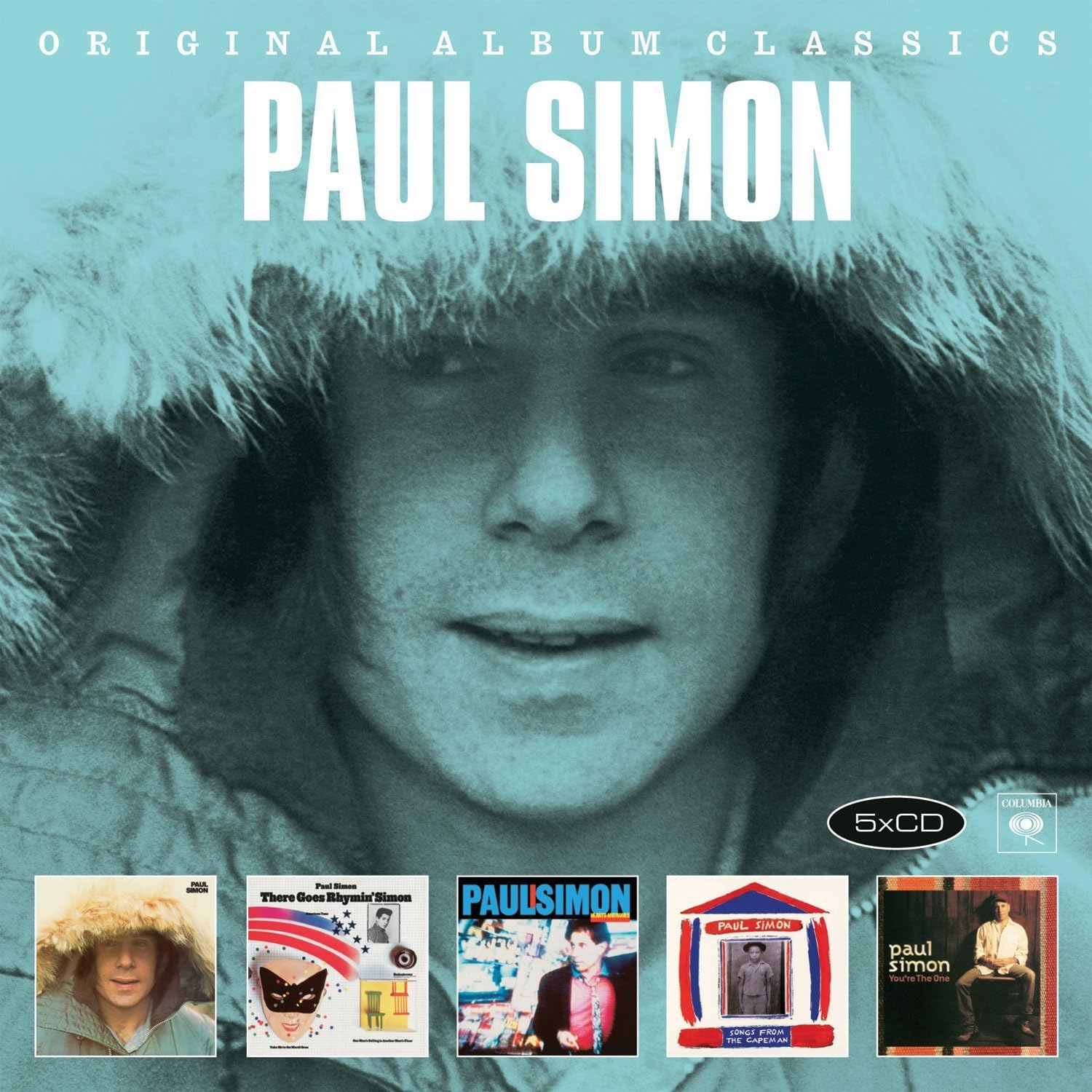Image of Artwork for Paul Simon's Original Album Classics (5CD Boxset)